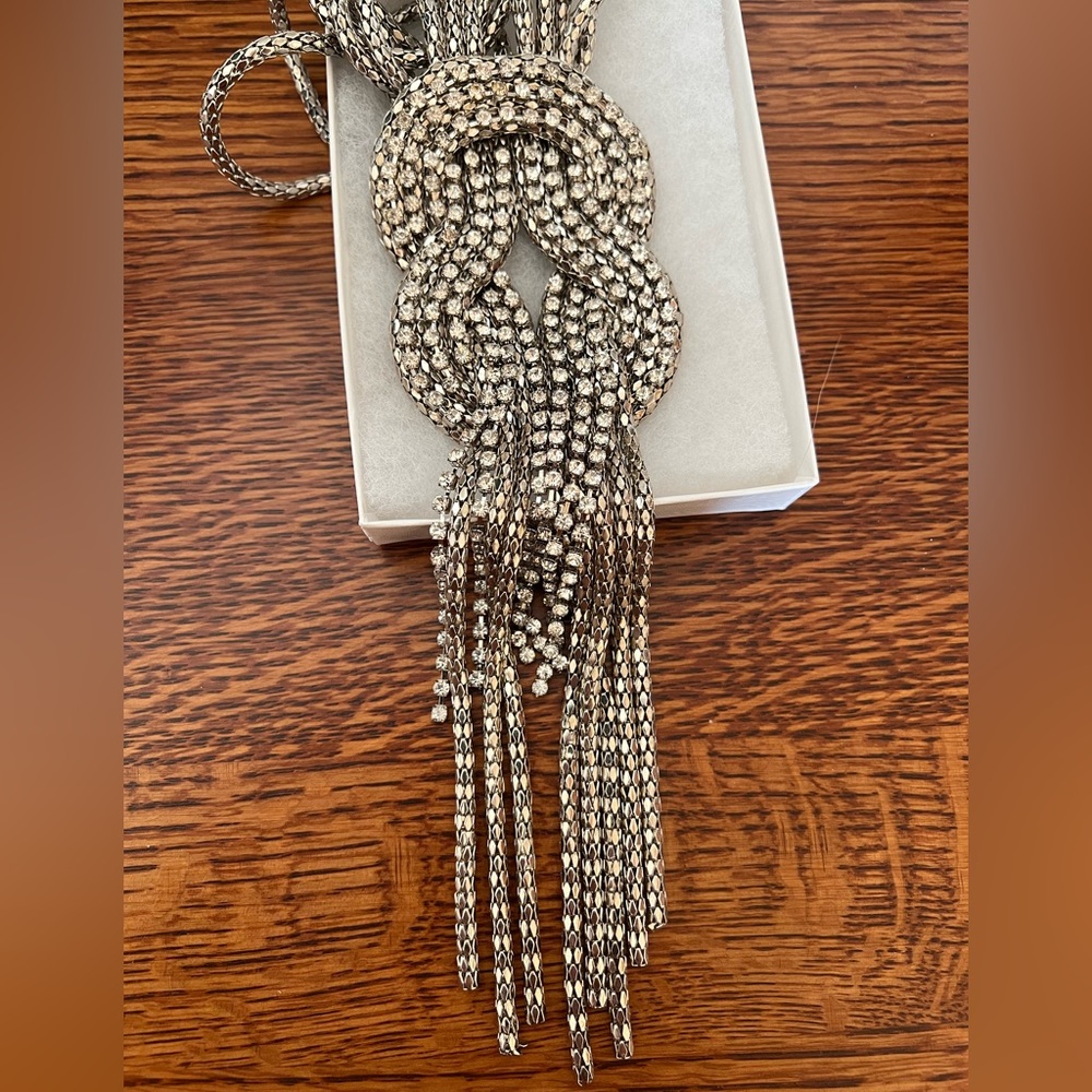 Vintage Art Deco Costume Jewelry Necklace
